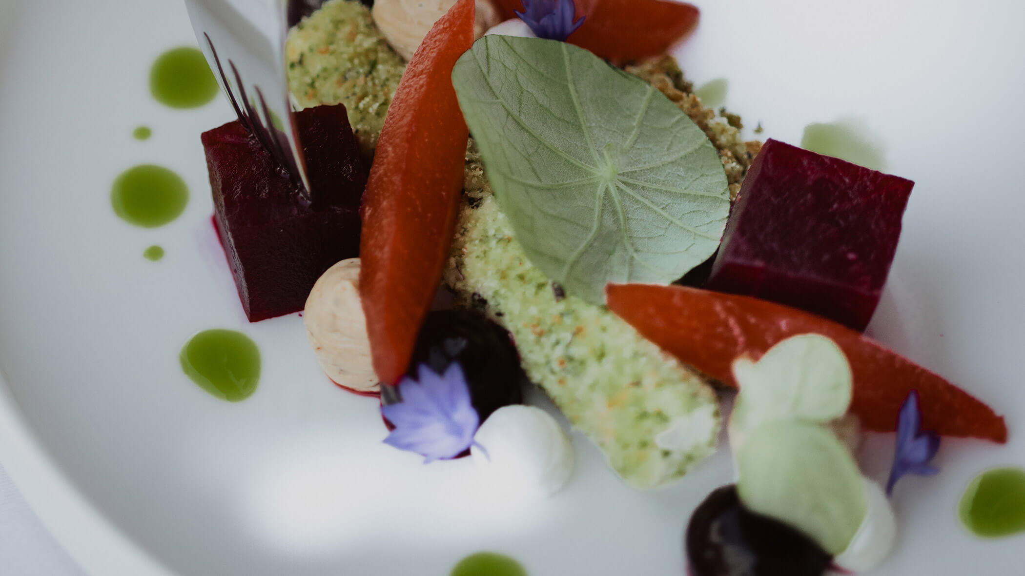 Beautifully arranged starter